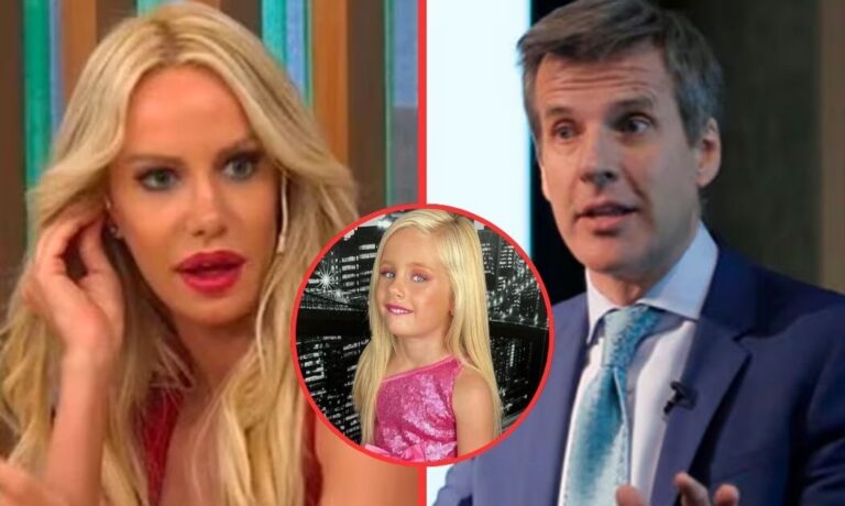 La desgarradora reacción de la hija de Luciana Salazar cuando ve a Martín Redrado