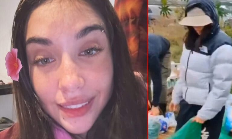 María Becerra rescató a 6 perros de las inundaciones y pidió ayuda