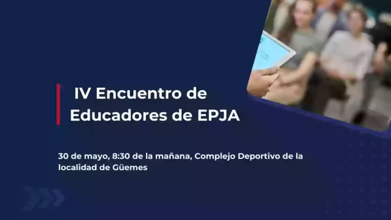 Más de 600 docentes participarán en el IV Encuentro de Educadores de EPJA