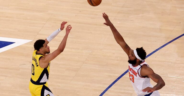Video: el imposible tiro de Tyrese Haliburton para completar una remontada increíble en los Playoffs de la NBA