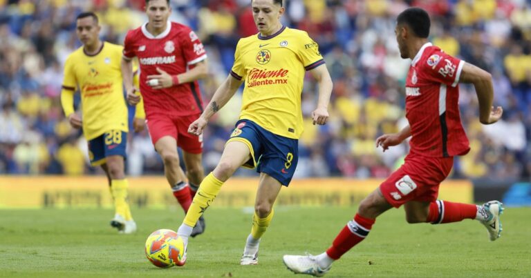 Las alineaciones para América vs. Toluca, por la final del Clausura 2025