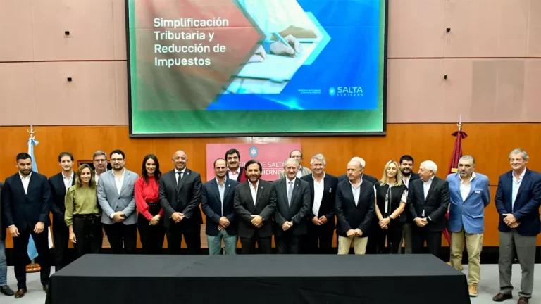 Disminución de la presión fiscal: Sáenz anunció reducción de impuestos y eliminación de tasas