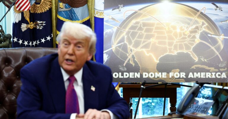 Rusia y China están “seriamente preocupados” por la ‘Cúpula Dorada’, el proyecto antimisiles espacial de Donald Trump
