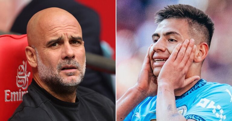 La llamativa frase de Guardiola para explicar por qué dejó al Diablito Echeverri afuera del último partido del City