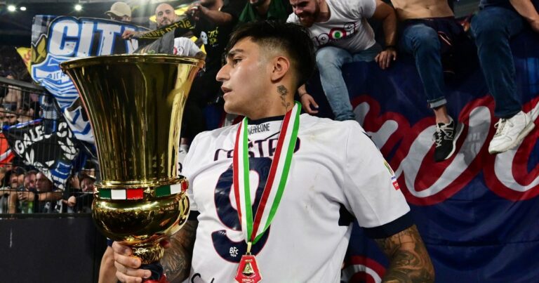 Santi Castro: “la emoción” que perdura por la Copa Italia con Bologna y la experiencia vivida en la Scaloneta