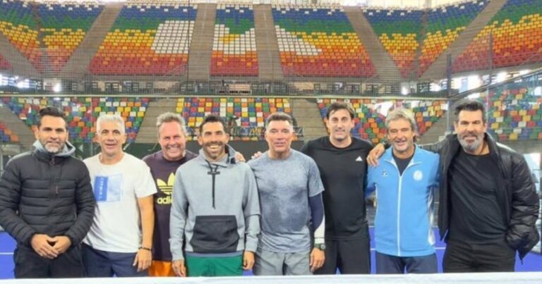 Invitados de lujo: Carlitos Tevez y Diego Milito presentes en el Argentina Premier Pádel