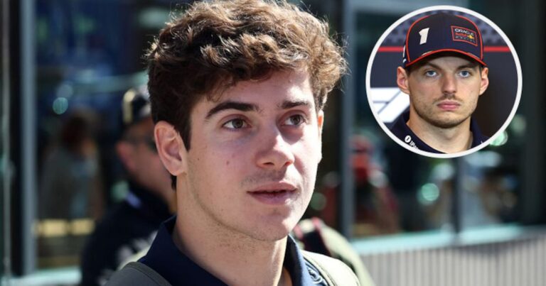 Franco Colapinto contó qué le dijo Max Verstappen al ver la invasión de argentinos en el GP de Imola de Fórmula 1