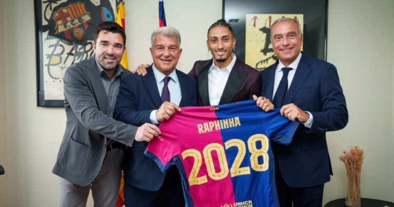 ¡Raphinha para rato! Barcelona extendió su contrato hasta 2028