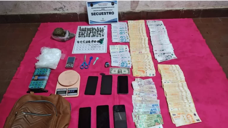 Detenidos con más de mil dosis de droga en Las Lajitas