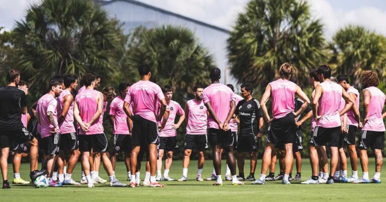 Olé en la práctica de Inter Miami: el nuevo, Messi sonriente y el posible 11 vs. Philadelphia Union