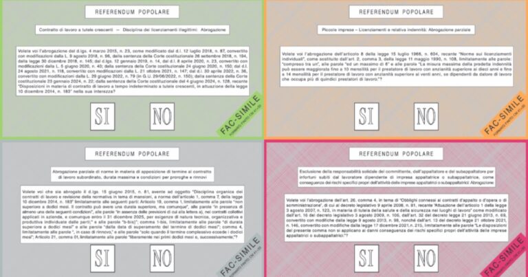 Guía para votar en los referéndum de Italia sobre trabajo y ciudadanía: plazos, papeletas y qué está en juego
