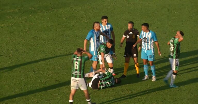 Suspendieron por seis meses al jugador de Gimnasia de Jujuy que lesionó a otro de Chicago: el video de la escalofriante secuencia