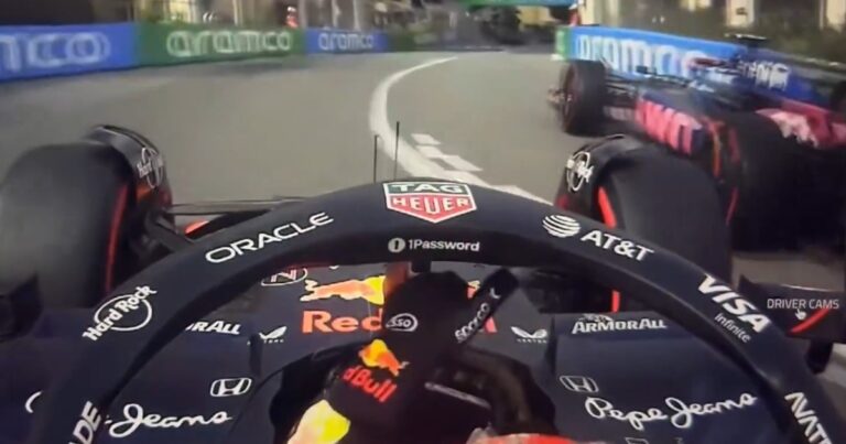Video: el gesto irónico de Max Verstappen hacia Franco Colapinto en Mónaco