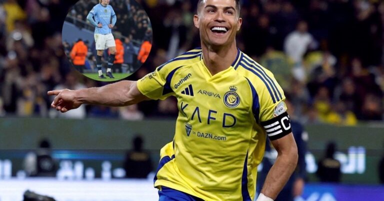 Mientras Cristiano Ronaldo lleva 935 goles a sus 40 años, esto es lo que lleva Erling Haaland a sus 24