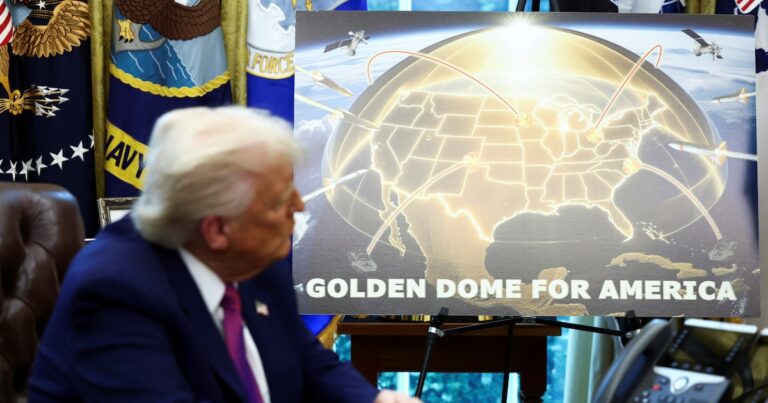 Cómo funciona el “Golden Dome”, el ambicioso sistema de defensa antimisiles propuesto por Donald Trump