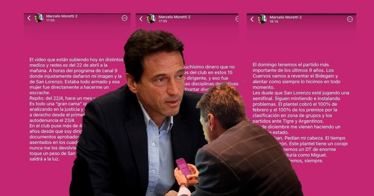 El duro descargo de Moretti tras el video del escrache