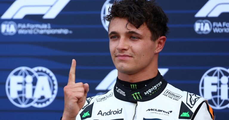 La doble alegría de Lando Norris en el GP de Mónaco