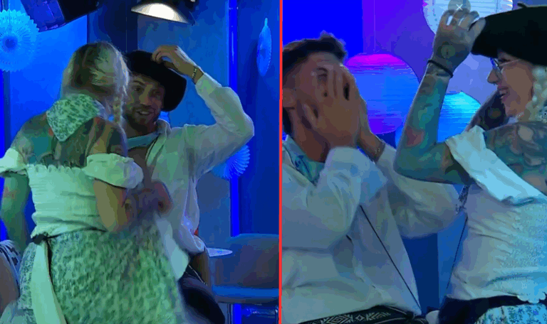 El jugado video de La Tana tocando a Tato en la fiesta de Gran Hermano
