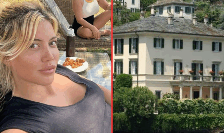 La millonaria cifra por la que Wanda Nara alquila su lujosa mansión en el Lago de Como