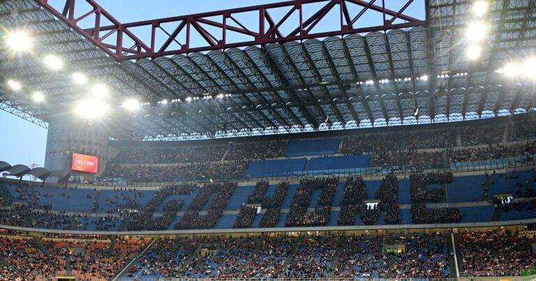 La llamativa protesta que realizaron los ultras del Milan en el último partido de la temporada