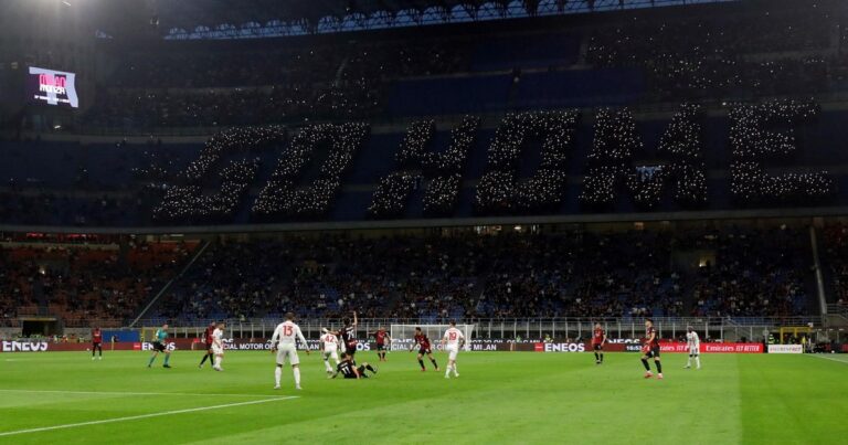 El Milan de Santi Giménez y Pulisic cerró la temporada con una victoria y la protesta de sus hinchas