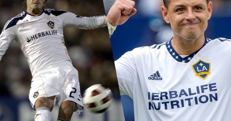 Mientras Beckham usó el 23 en Los Angeles Galaxy en honor a Michael Jordan, Chicharito Hernández usó el 14 por este curioso motivo