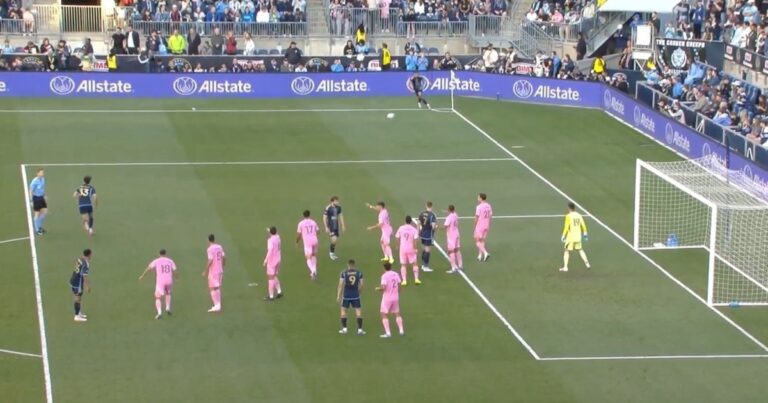 Video: el increíble gol que le hicieron a Inter Miami, que se durmió en un córner y Philadelphia no perdonó