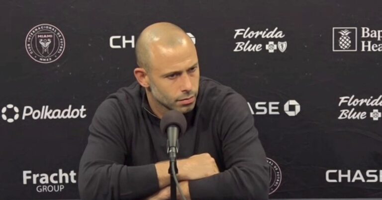 Javier Mascherano post empate agónico de Inter Miami: “Estamos en la mierda” y lo que dijo en el entretiempo