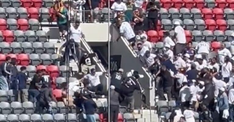 Video: fuerte pelea entre hinchas de San Diego FC y LA Galaxy dentro del estadio