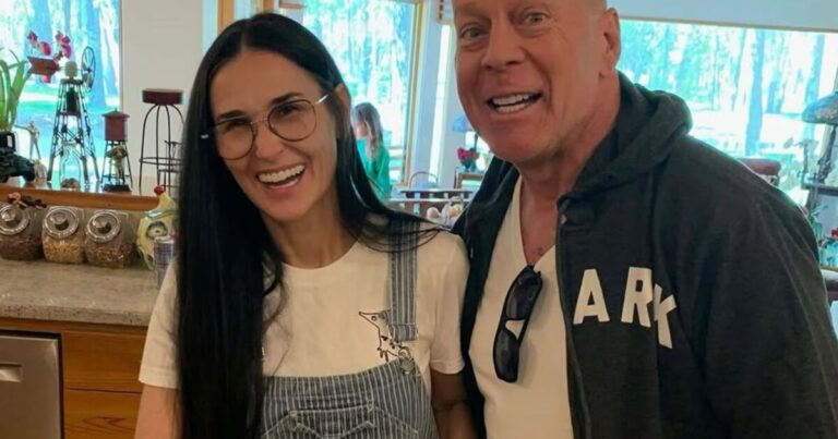 Demi Moore contó cómo es su relación con Bruce Willis en medio de la enfermedad que afronta él