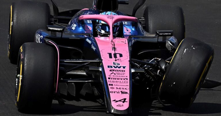 Video: Pierre Gasly se estrelló y casi choca a Colapinto en Mónaco