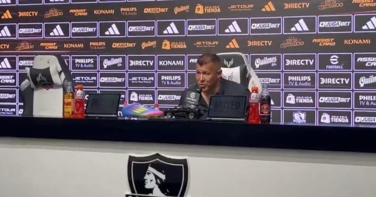 Video: la particular conferencia de prensa de Jorge Almirón tras la goleada de Colo Colo