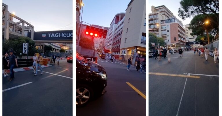 Video: cuando se guardan los autos de Fórmula 1, empieza la fiesta en pleno callejero de Mónaco