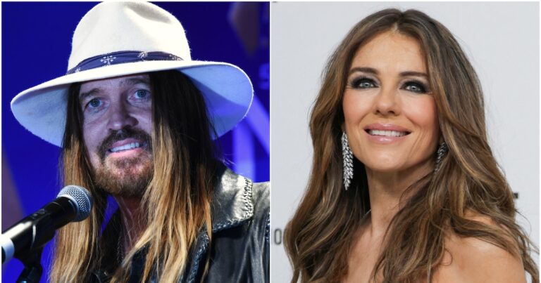 Billy Ray Cyrus y Elizabeth Hurley se mostraron por primera vez en público como pareja