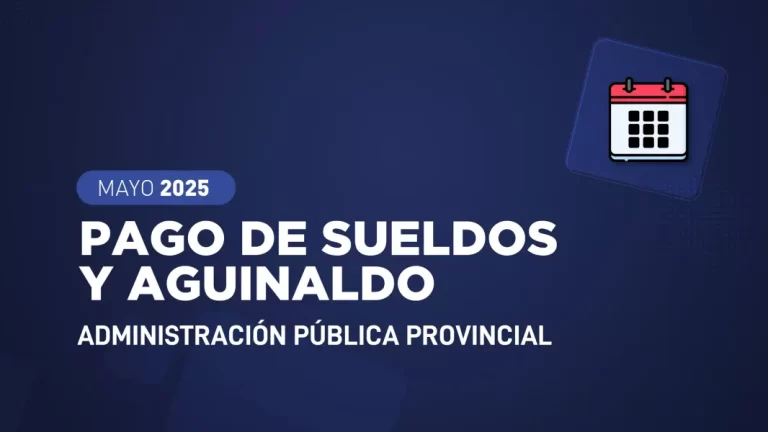 Pago de sueldos y aguinaldo para empleados públicos provinciales