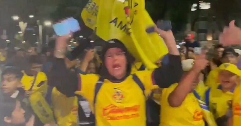 Insólito: fanáticos del América salen a festejar por las calles tras derrota ante Toluca en la final del Clausura 2025