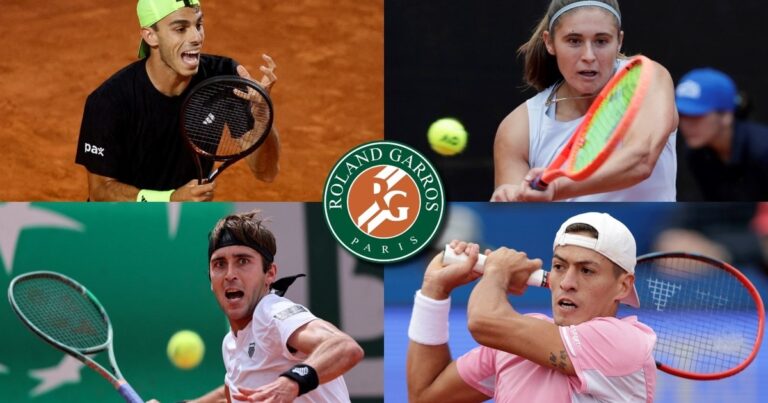 Lunes negro para el tenis argentino en Roland Garros: cuatro quedaron eliminados en Primera Ronda
