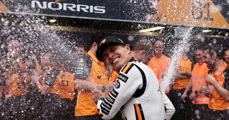 El simpático pedido que le hizo Lando Norris a los argentinos que alientan a Franco Colapinto