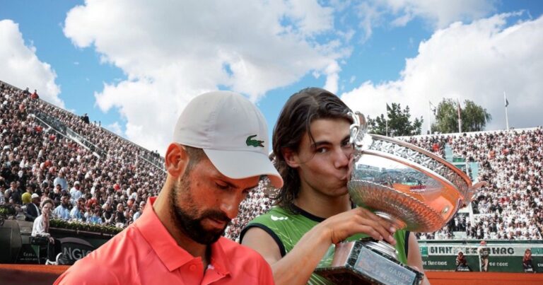Mientras Rafael Nadal ganó 14 Roland Garros, esta es la tremenda diferencia con Novak Djokovic