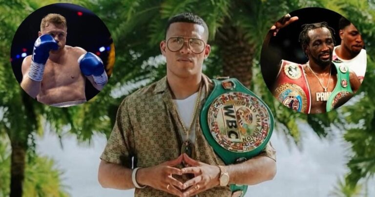 El particular pronóstico de David Benavidez sobre la pelea de Canelo Álvarez y Terence Crawford