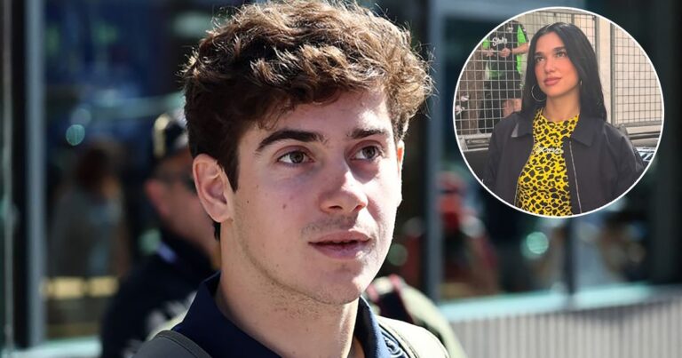 La reacción de Colapinto ante la visita de Dua Lipa al Gran Premio de Mónaco de la F1 que se volvió viral