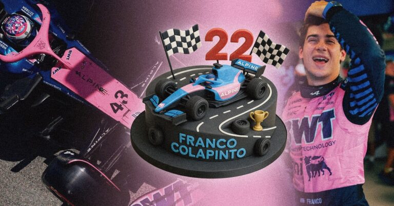 Franco Colapinto cumplió 22 años y se enfrenta a un desafío difícil: superar unos 21 inmejorables