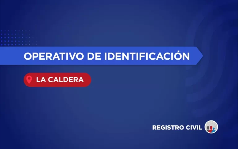 Hoy el Registro Civil llega a La Caldera, mañana miércoles vuelve a los barrios de la zona Oeste Alta
