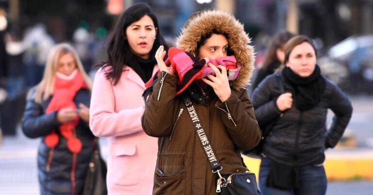 Cuándo llega el frío polar a la Ciudad de Buenos Aires