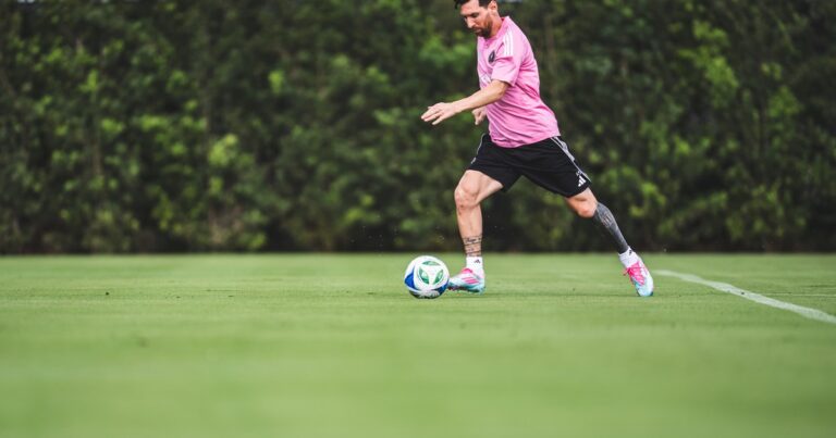 Olé en la práctica de Inter Miami: la baja sensible, el posible 11, Messi metido y a pura charla