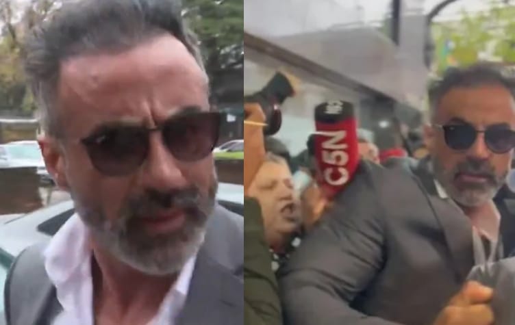 Fuerte video: Lincharon a Leopoldo Luque al llegar a Tribunales en un día clave en el juicio por Maradona