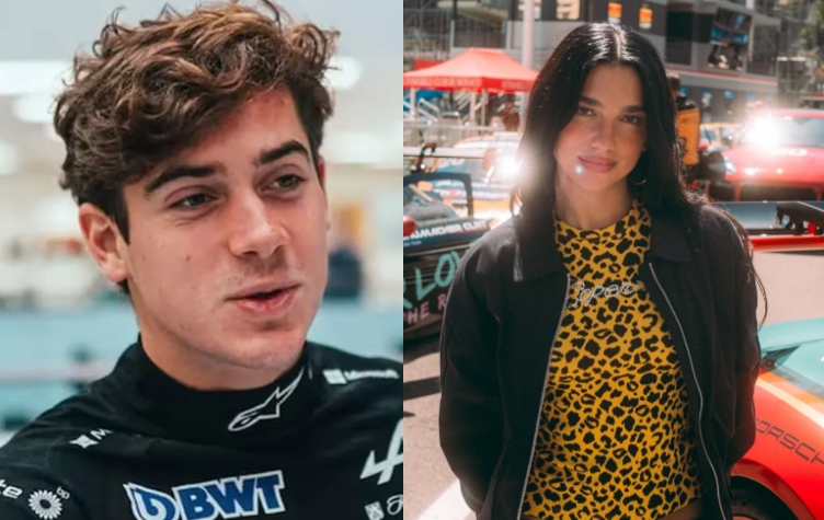 La osada jugada de Franco Colapinto con Dua Lipa tras verla en el GP de Mónaco de Fórmula 1