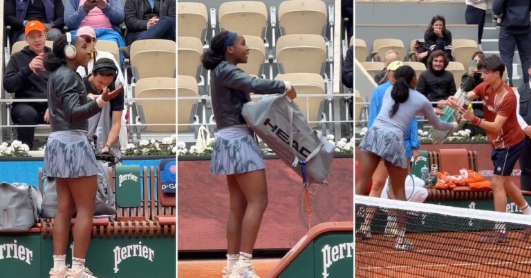 El insólito percance que sufrió una figura del tenis en Roland Garros: “Se suponía que debían estar en el bolso”