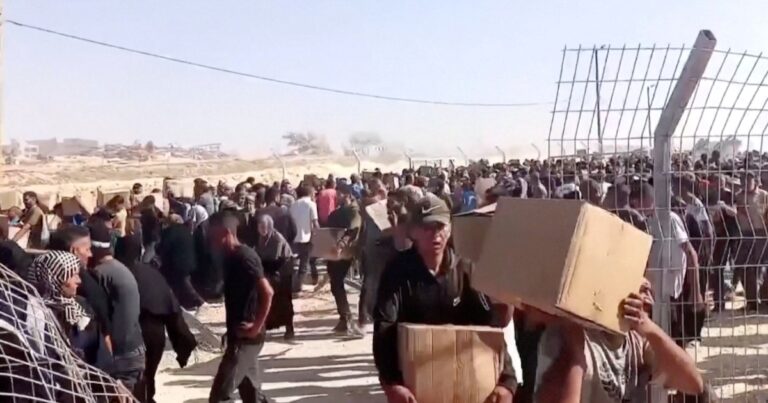 La ONU calificó de “desgarradoras” las imágenes del reparto de comida en Gaza