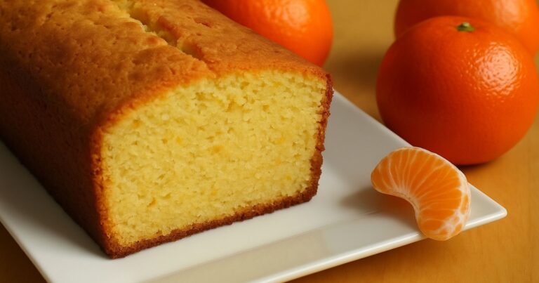 Receta de budín de mandarina en licuadora, rápida y fácil